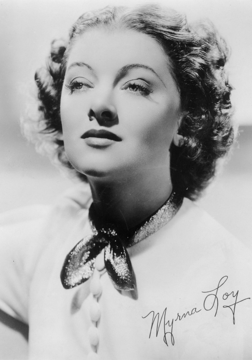 Myrna Loy 1905-1993, amerikai színésznő, 1930-as évek alkotó: Unbekannt