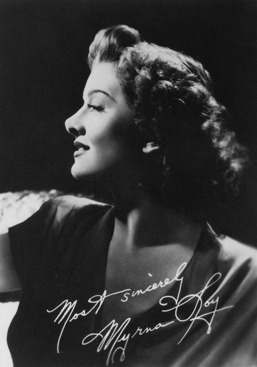 Myrna Loy 1905-1993, amerikai színésznő, 1930-as évek alkotó: Unbekannt