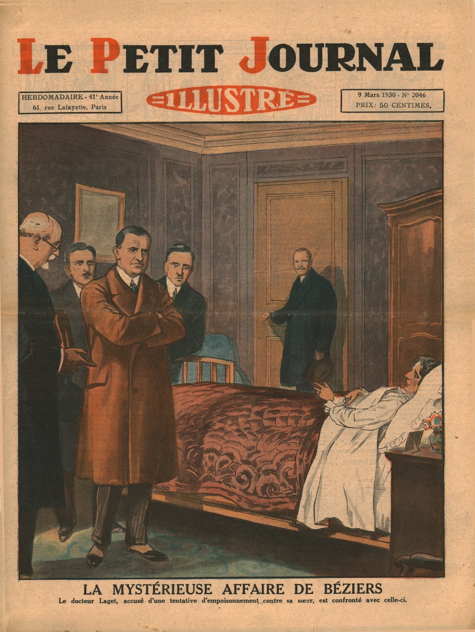 Rejtélyes ügy Béziersben, 1930. alkotó: Unbekannt