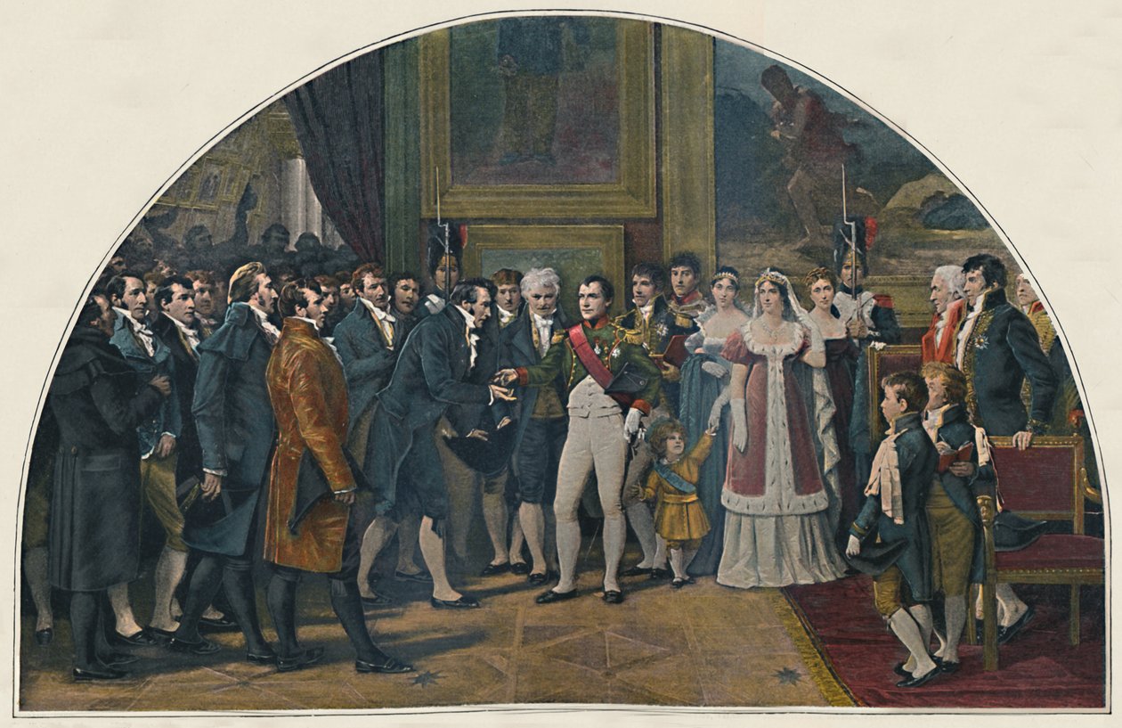 Napóleon díszíti a művészeket, c1808, 1896 alkotó: Unbekannt