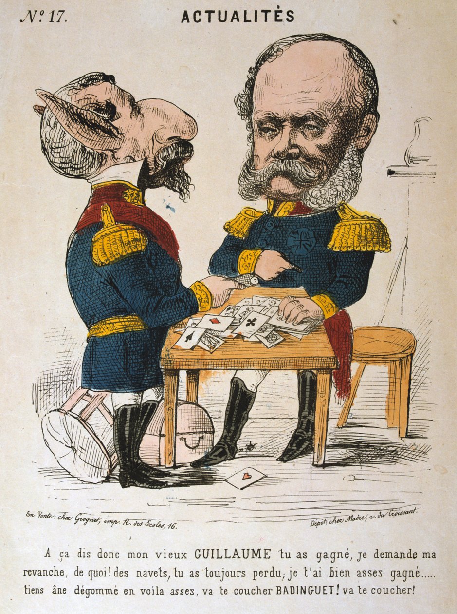 III. Napóleon francia és I. Vilmos porosz, francia-porosz háború, 1870-1871 alkotó: Unbekannt