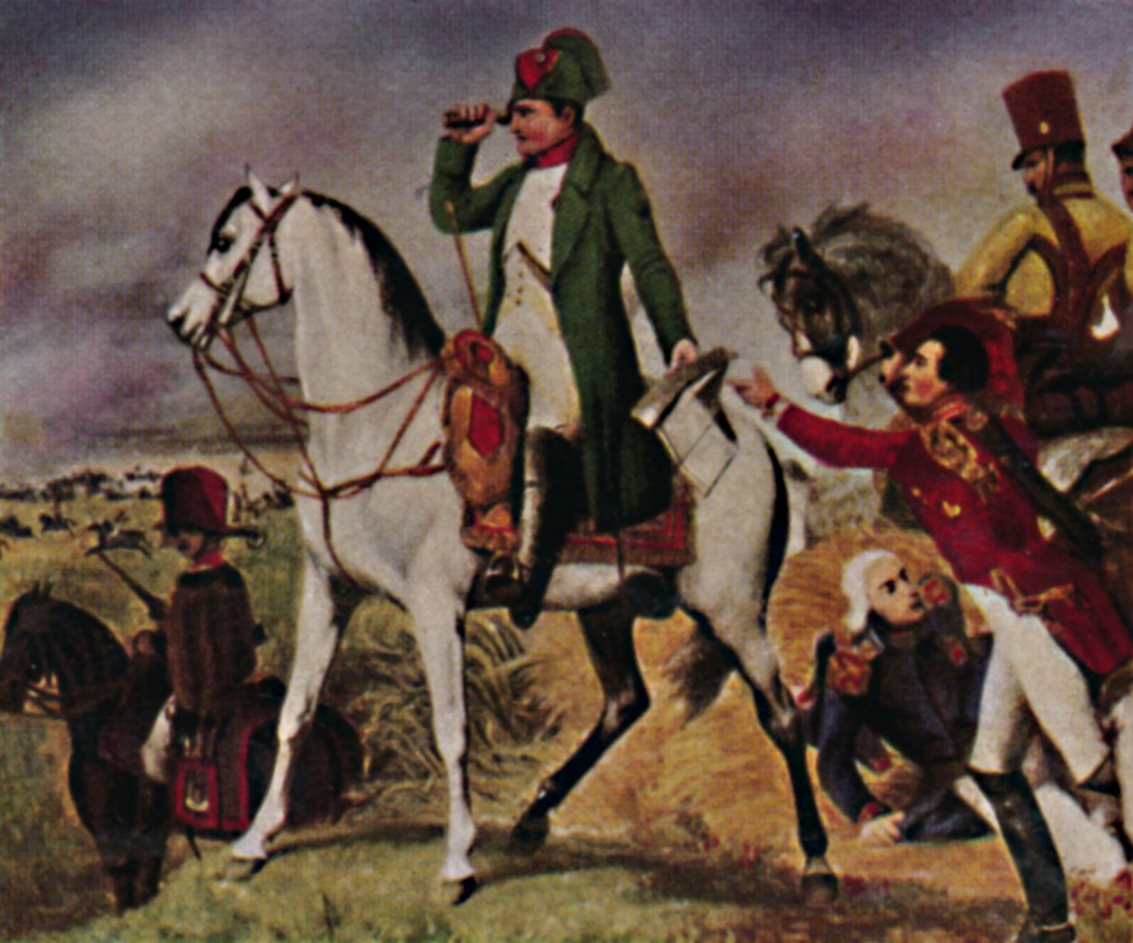 I. Napóleon 1769-1821. A Wagram melletti csatában, 1934. alkotó: Unbekannt