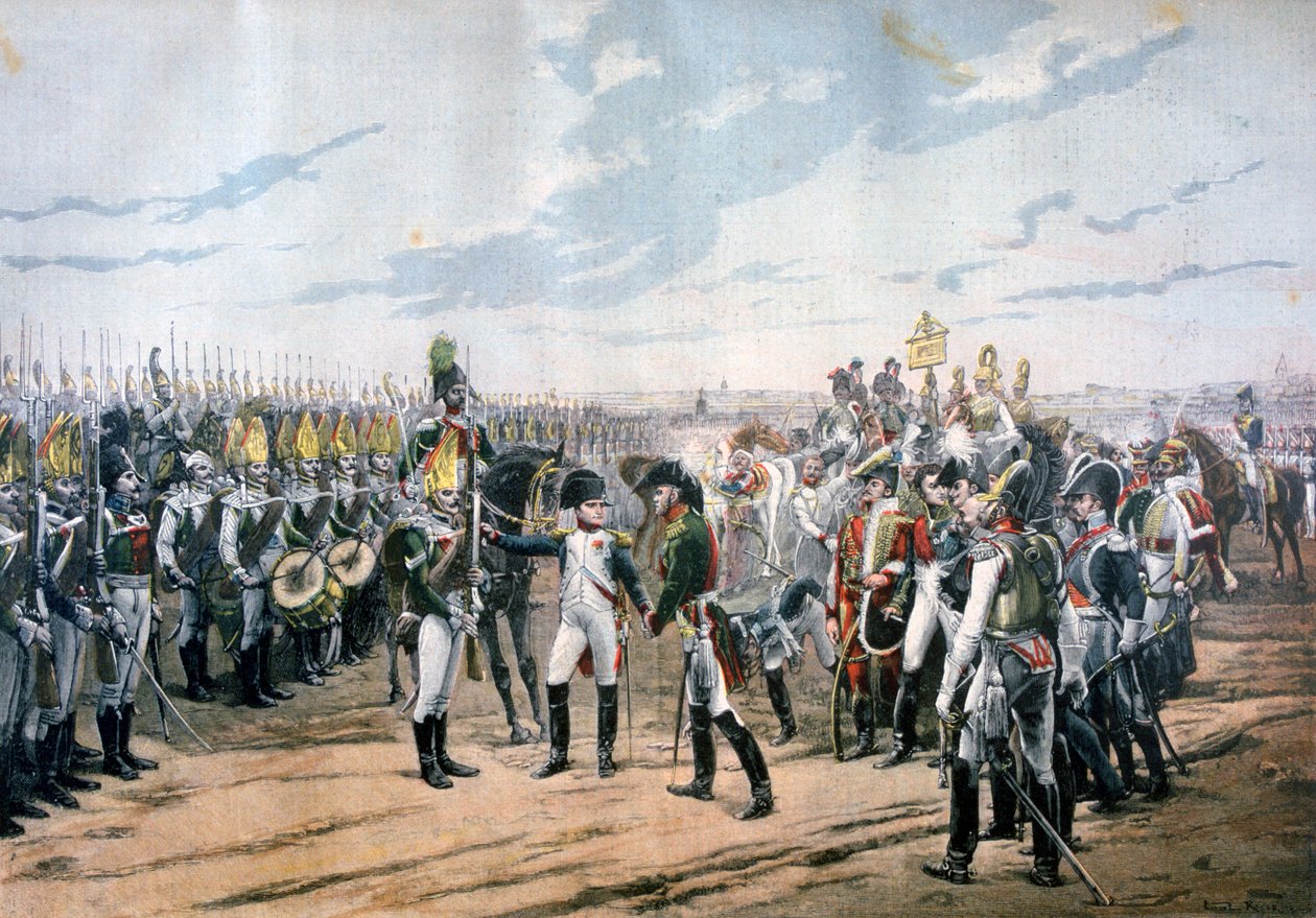 Napóleon Tilsitben, 1807 1894 alkotó: Unbekannt