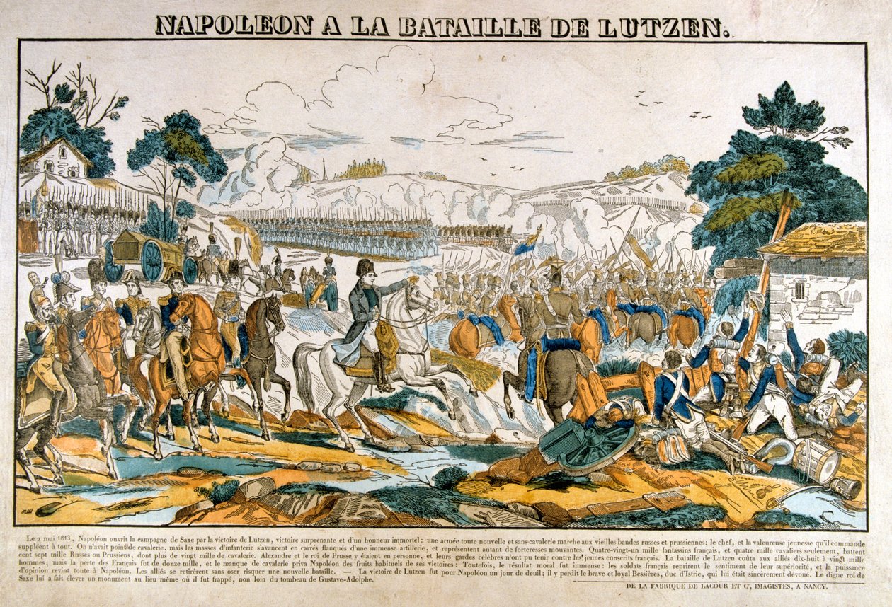 Napóleon a lutzeni csatában, 1813. május 2 alkotó: Unbekannt