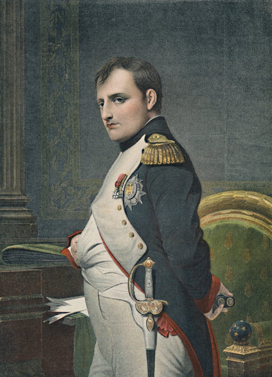 Napóleon tanulmányában, 1800, 1896 alkotó: Unbekannt