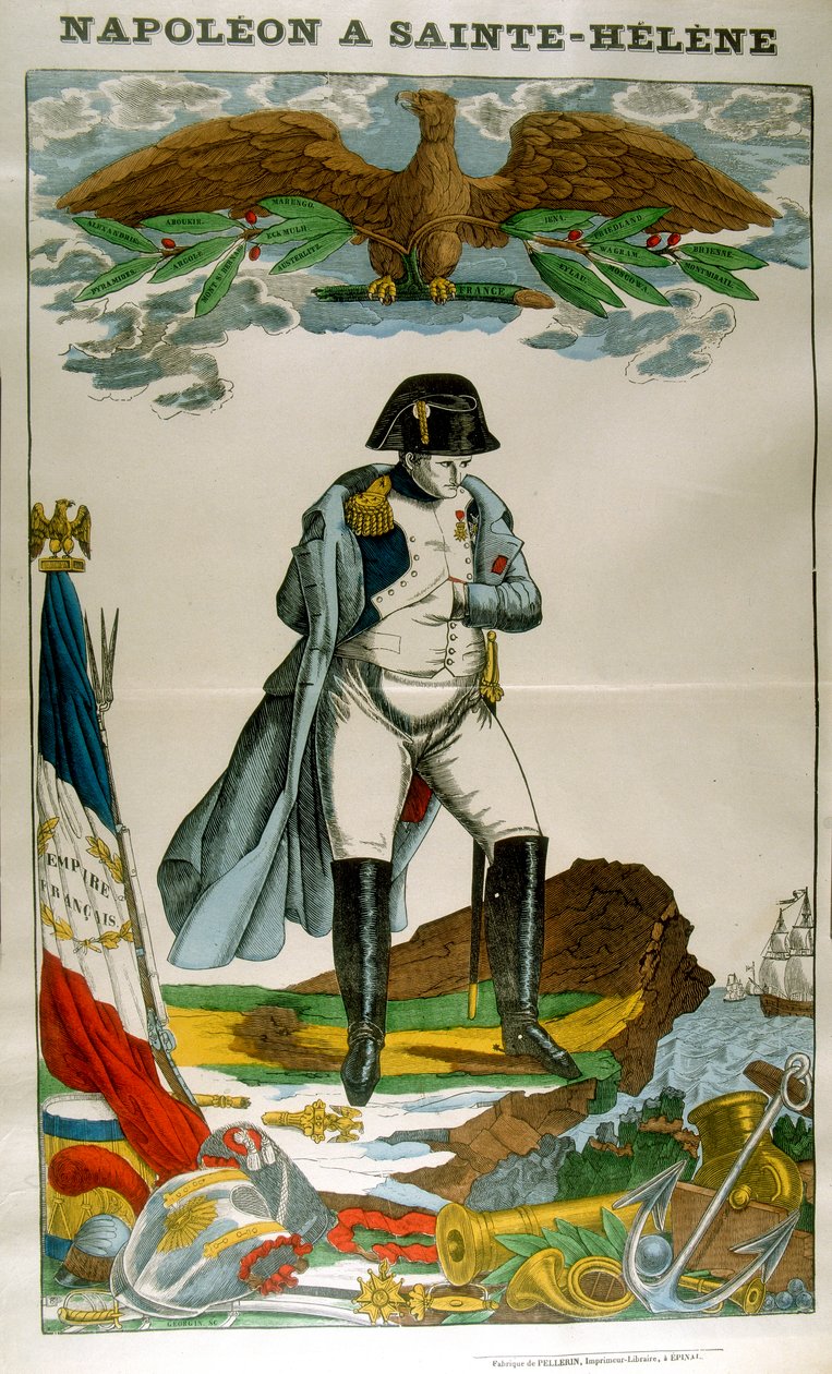 Napóleon a Szent Ilonán, 1815-1821, 1826 alkotó: Unbekannt