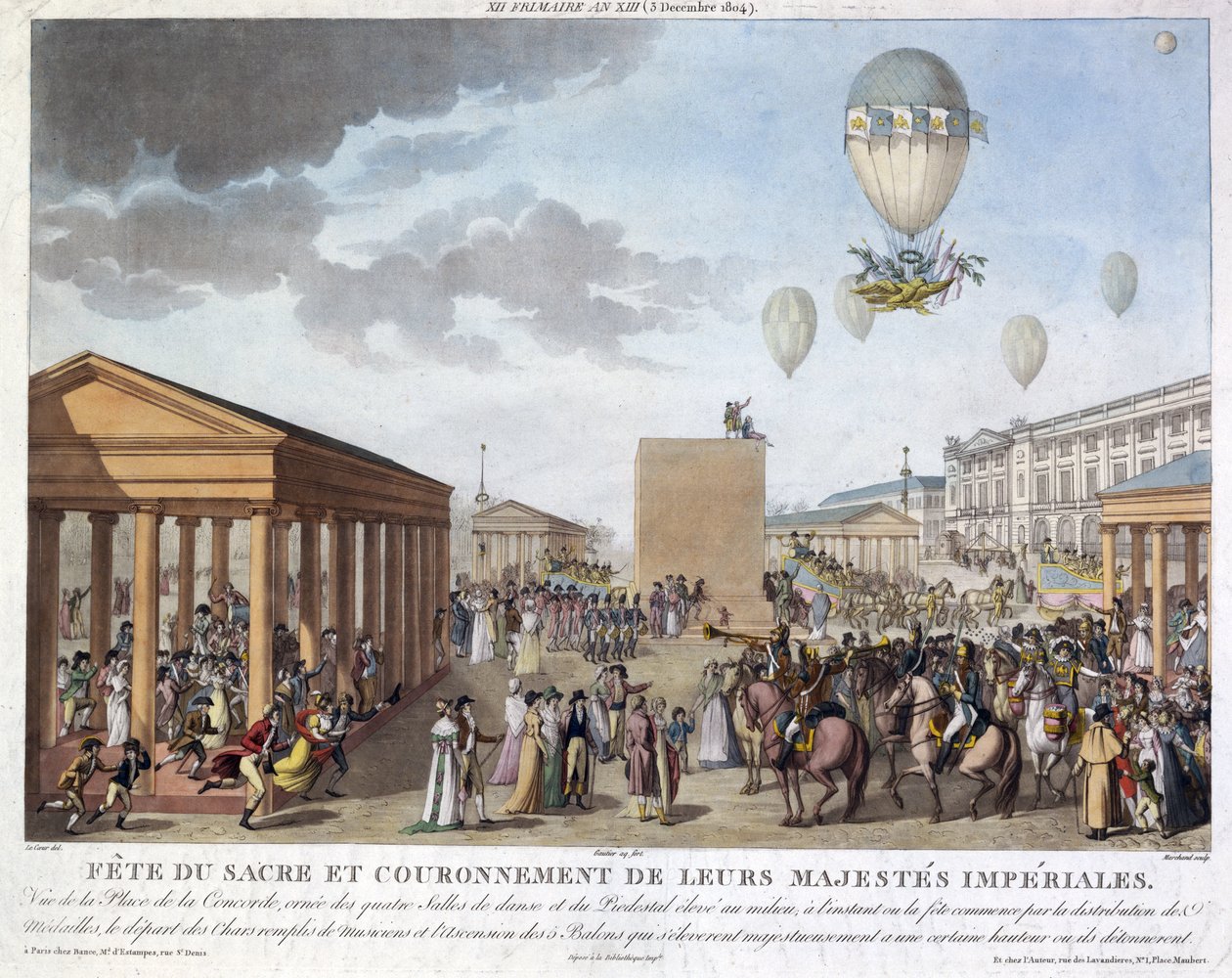 Napóleon koronázási ünnepsége, 1804. december 3 alkotó: Unbekannt