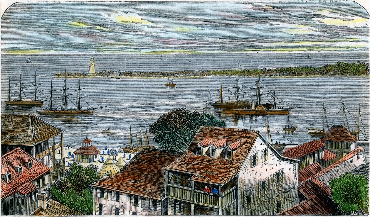 Nassau, Bahamák, 1880 alkotó: Unbekannt