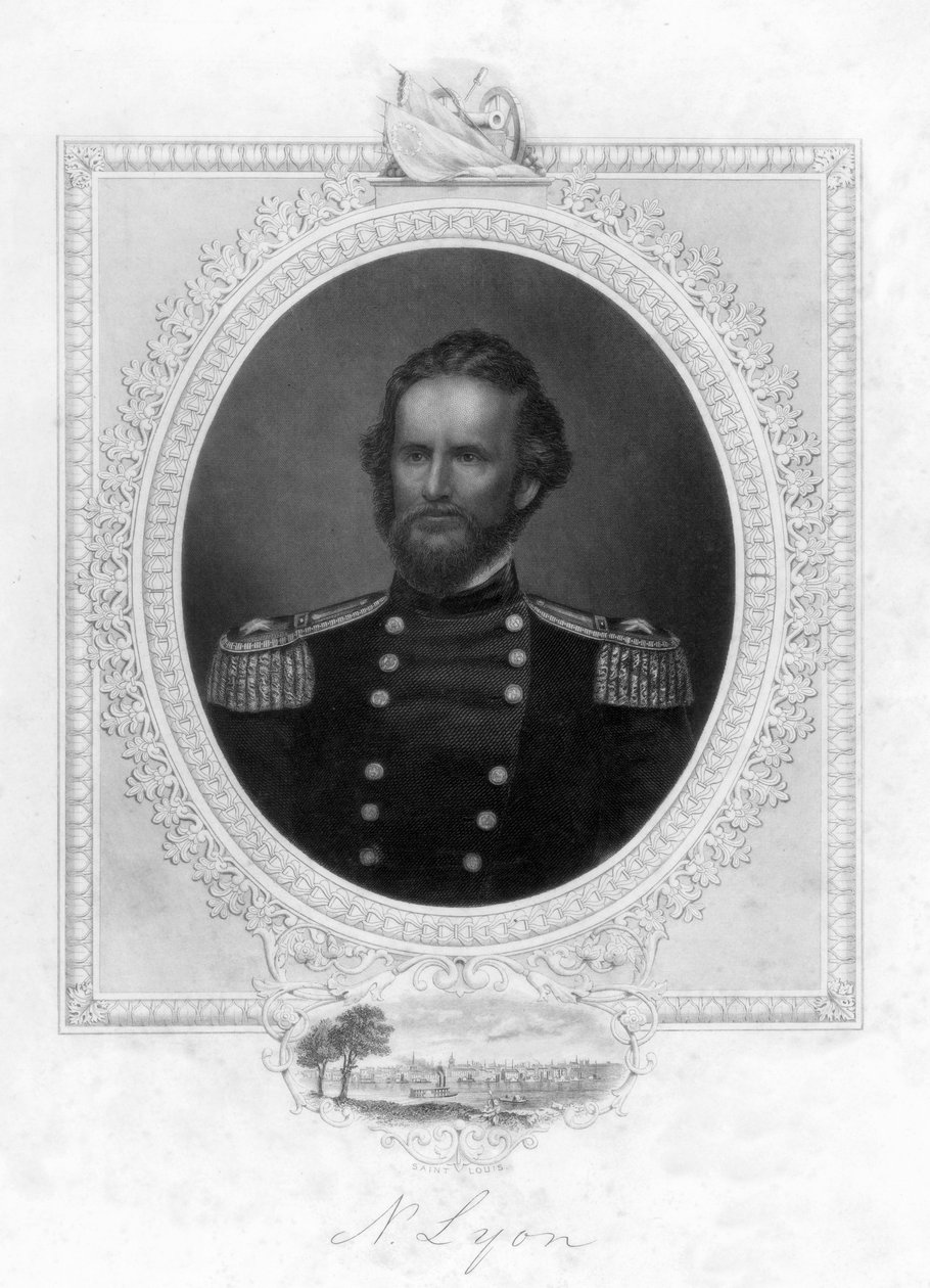 Nathaniel Lyon 1818-1861, amerikai tábornok, 1863 alkotó: Unbekannt