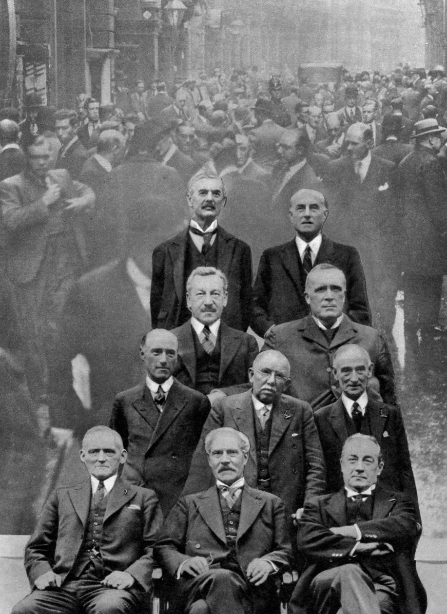 A három fő politikai párt tagjaiból álló nemzeti kormány, 1931 1937 alkotó: Unbekannt