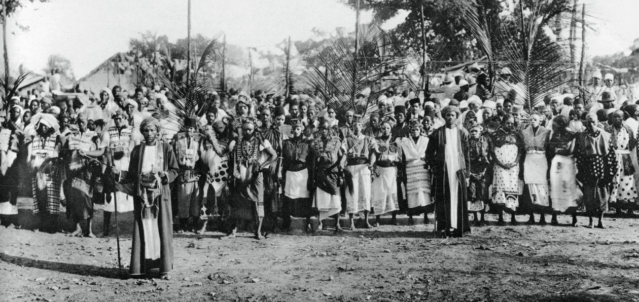Őshonos táncosok Mombasában, 1924-1925, 1937 alkotó: Unbekannt