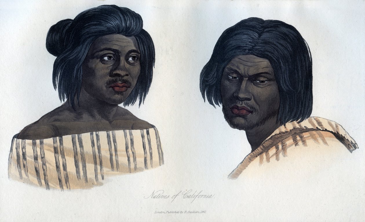 Kaliforniai bennszülöttek, 1848 alkotó: Unbekannt