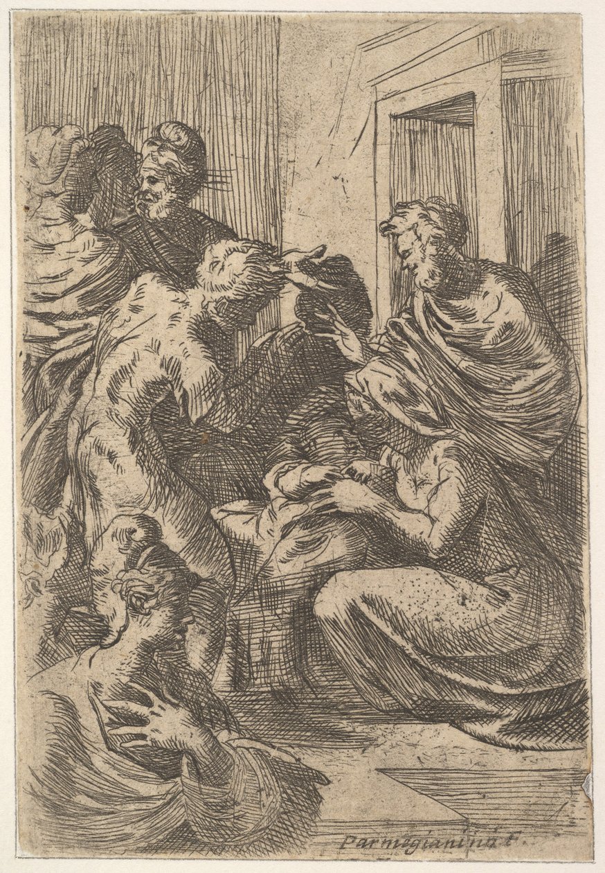 Születés, 17. század. alkotó: Unbekannt