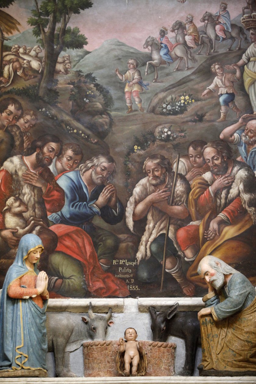 Betlehem a San Martino-bazilikában, Martina Franca, Puglia, Martina Franca, Olaszország alkotó: Unbekannt