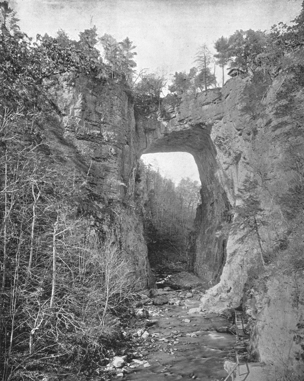 Natural Bridge, Virginia, USA, 1900. alkotó: Unbekannt