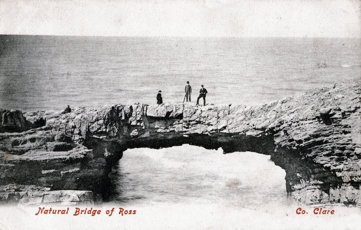 Natural Bridge of Ross, Clare megye, Írország, 1906 alkotó: Unbekannt