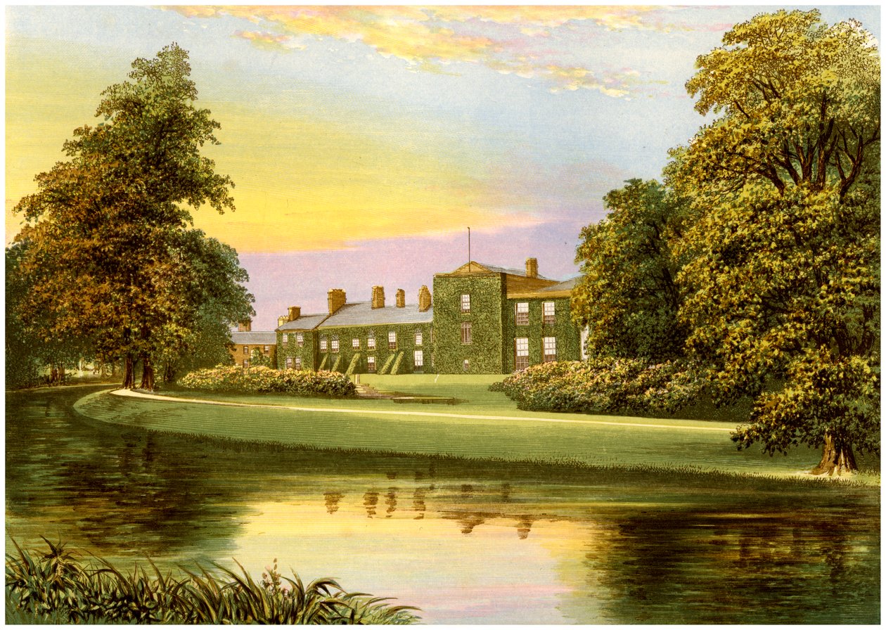 Netherhall, Cumbria, a Pocklington-Senhouse család otthona, 1880 alkotó: Unbekannt