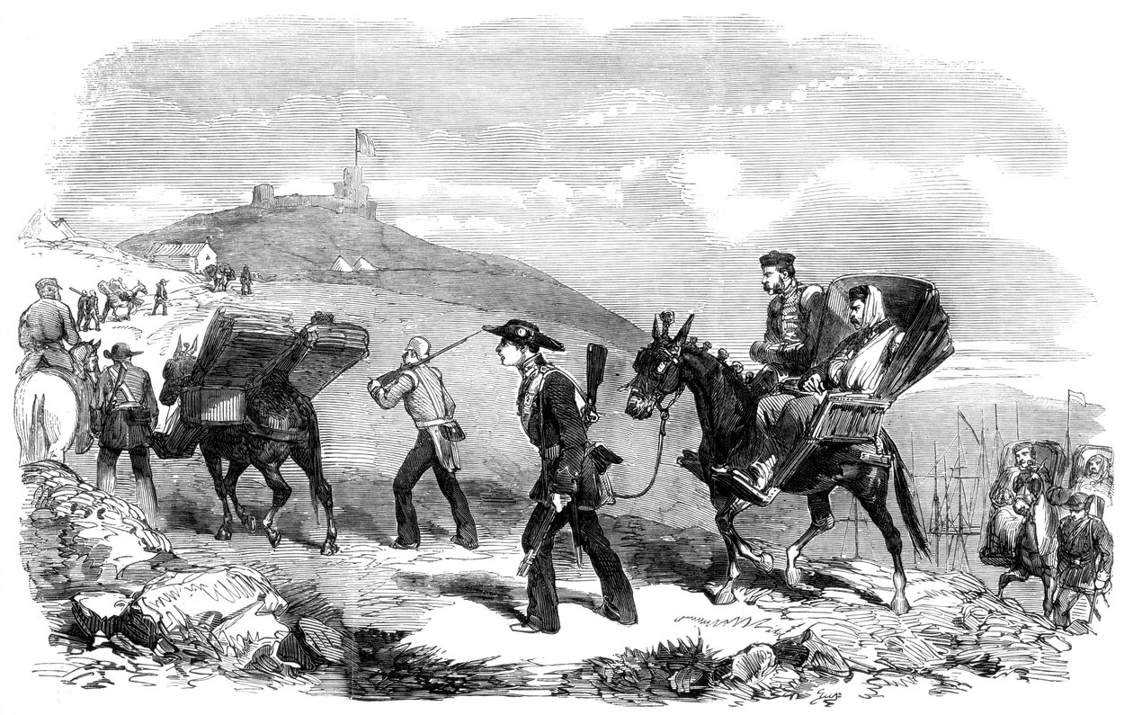 Új Mentőszállítási Szolgálat, 1855 alkotó: Unbekannt