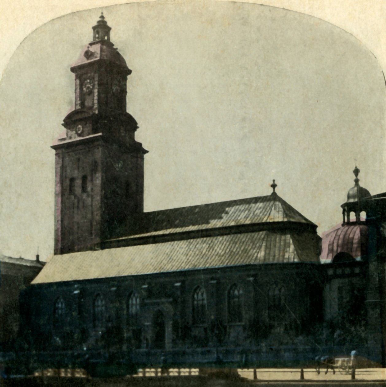 Új templom, Bergen, Norvégia, 1900. alkotó: Unbekannt
