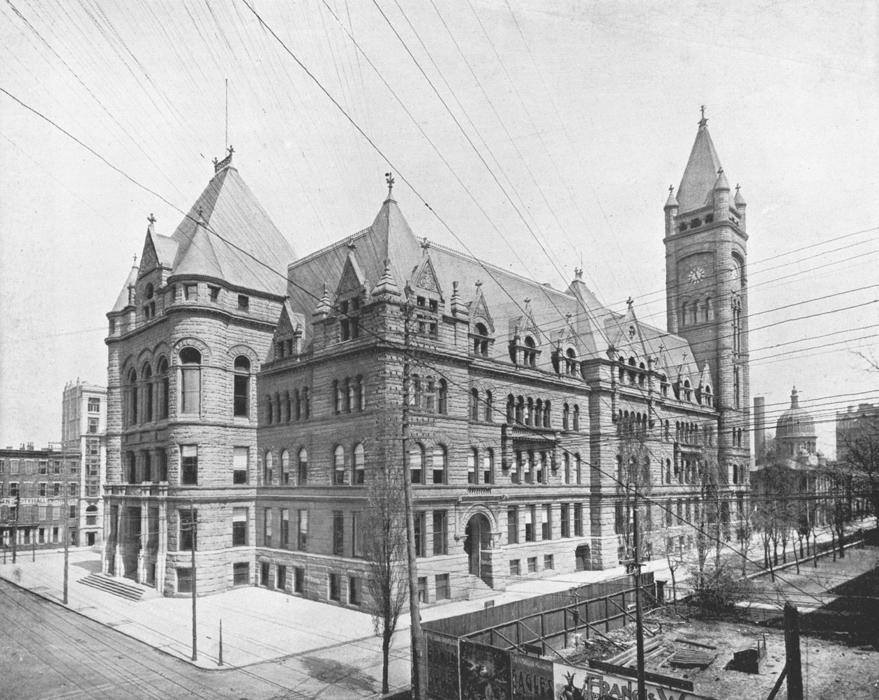 Új városháza, Cincinnati, Ohio, USA, 1900. alkotó: Unbekannt