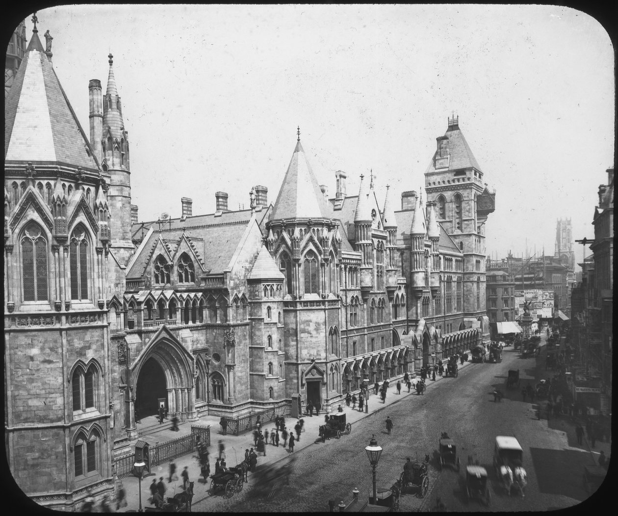 New Law Courts, London, 19. század vége alkotó: Unbekannt