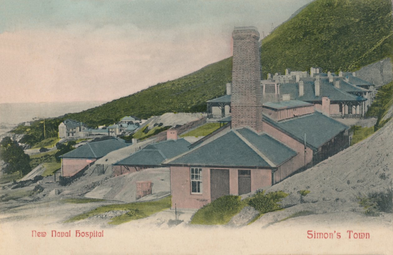 Új haditengerészeti kórház – Simons Town, XX. század eleje. alkotó: Unbekannt