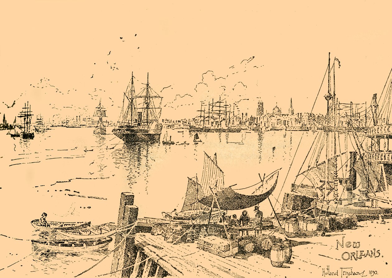 New Orleans, Louisiana, 1890. alkotó: Unbekannt