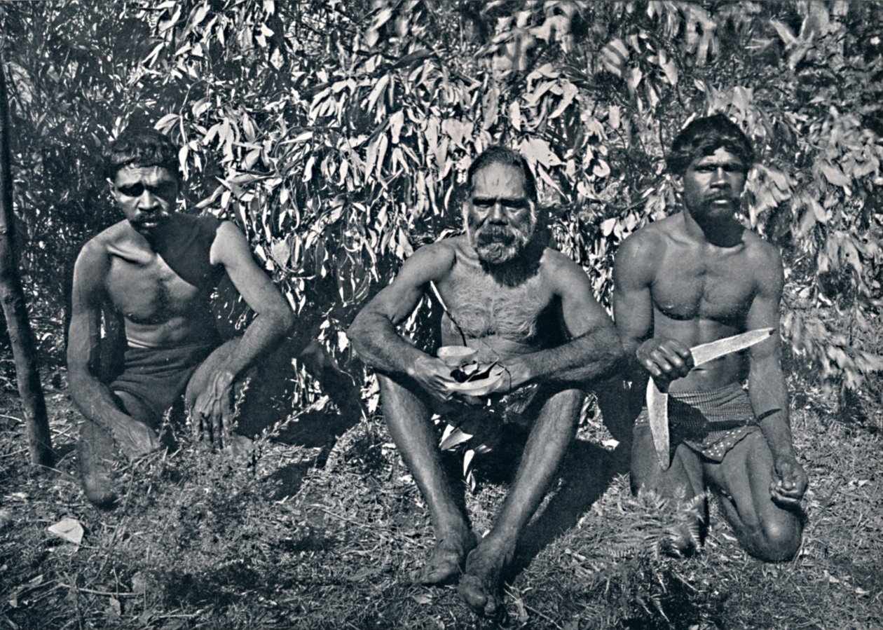 Új-dél-walesi bennszülöttek – Billy király és i.sz.-i, 1900 körül. alkotó: Unbekannt