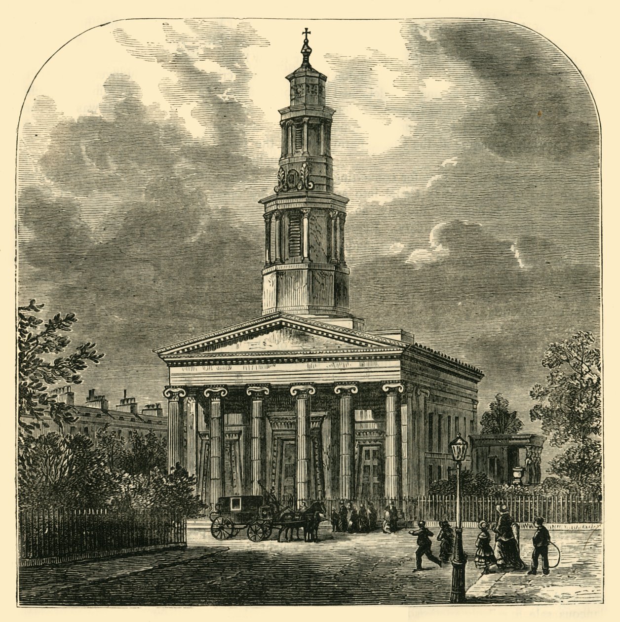 Új Szent Pancras templom, 1876. alkotó: Unbekannt