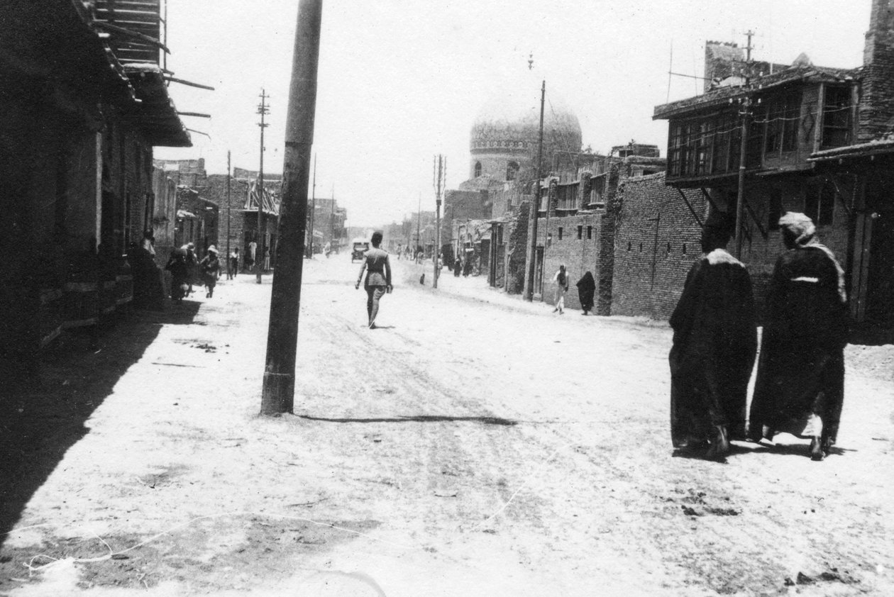 Új utca, Bagdad, Mezopotámia, I. világháború, 1918 alkotó: Unbekannt