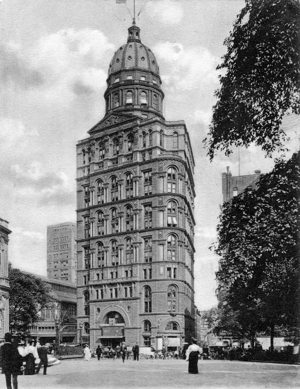 New York World Building, New York City, New York, USA, 20. század eleje alkotó: Unbekannt