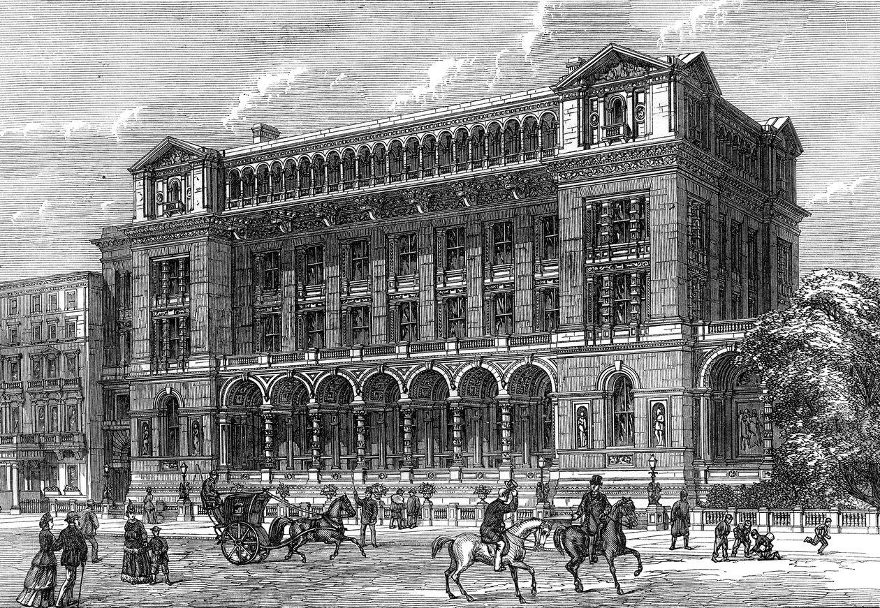 Új tudományos iskolák, South Kensington, London, 19. század alkotó: Unbekannt