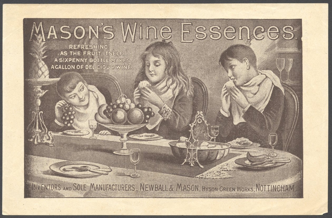 Newball és Mason boresszenciák, 1890-es évek alkotó: Unbekannt