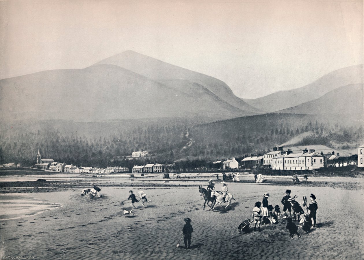 Newcastle, Co. Down. - The Strand, Slieve Donarddal, 1895 alkotó: Unbekannt