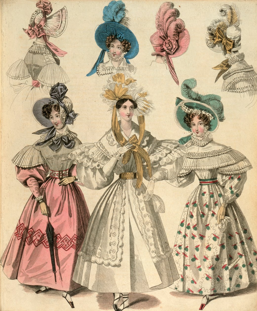 Legújabb londoni és párizsi divat, c1830-c1840 alkotó: Unbekannt