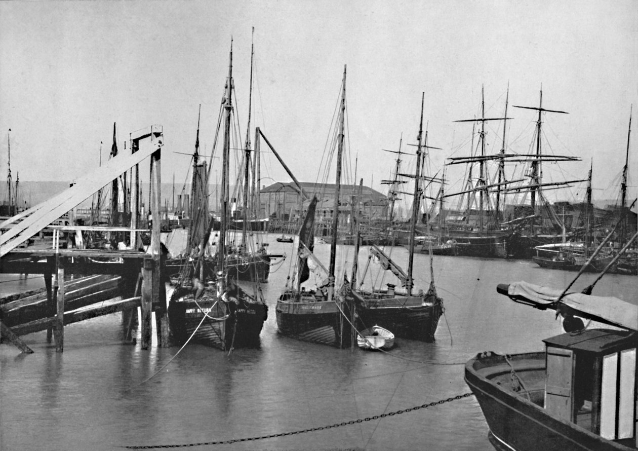 Newhaven – A kikötőben, 1895 alkotó: Unbekannt