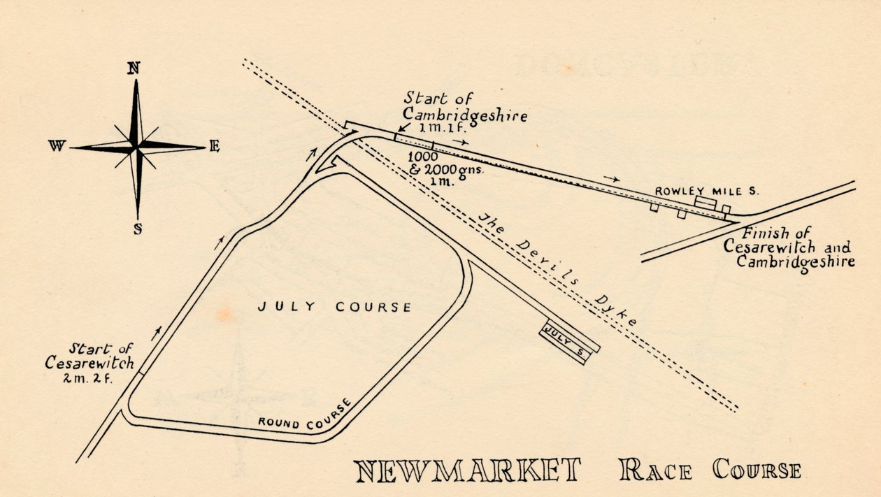 Newmarket versenypálya, 1940 alkotó: Unbekannt