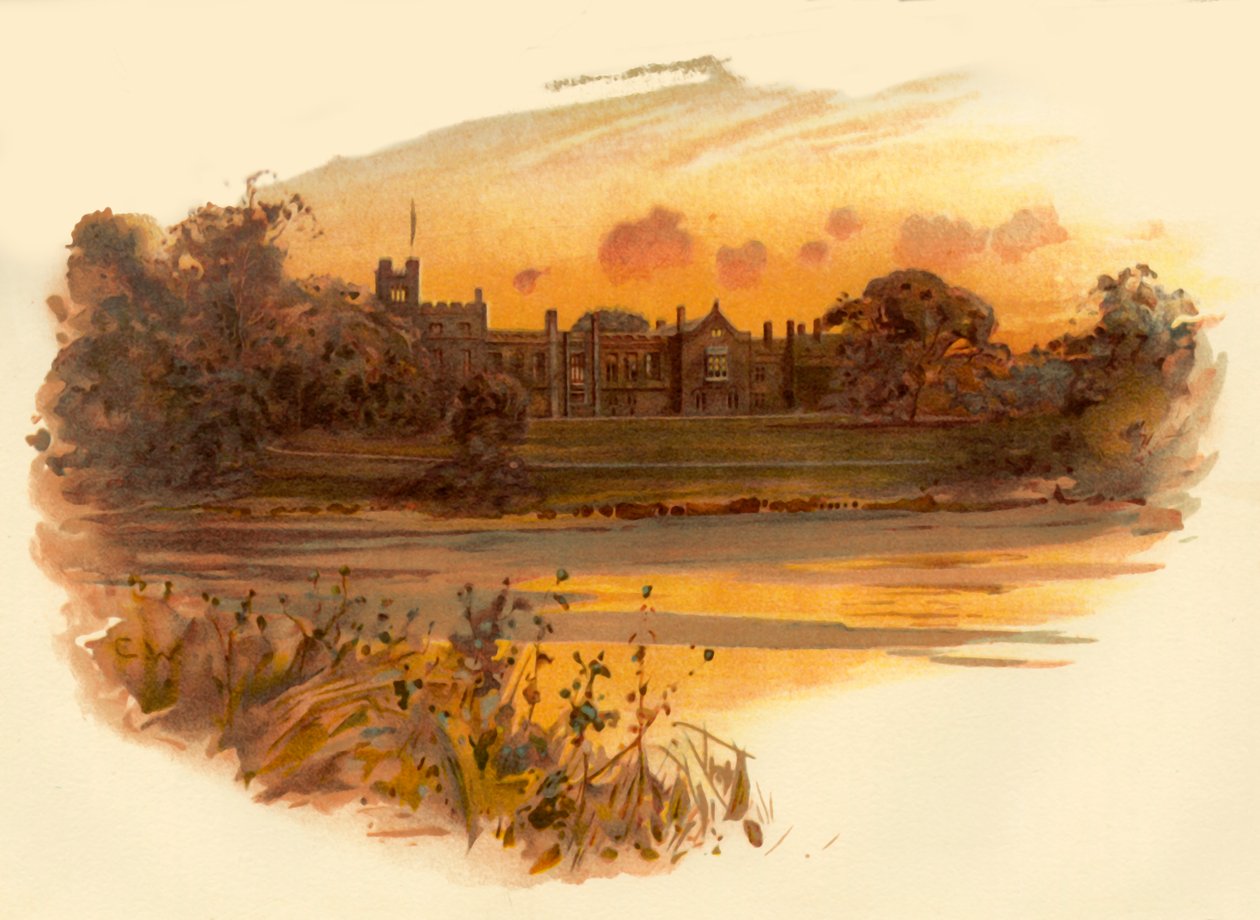 Newstead Abbey, Nottinghamshire, 1890. alkotó: Unbekannt