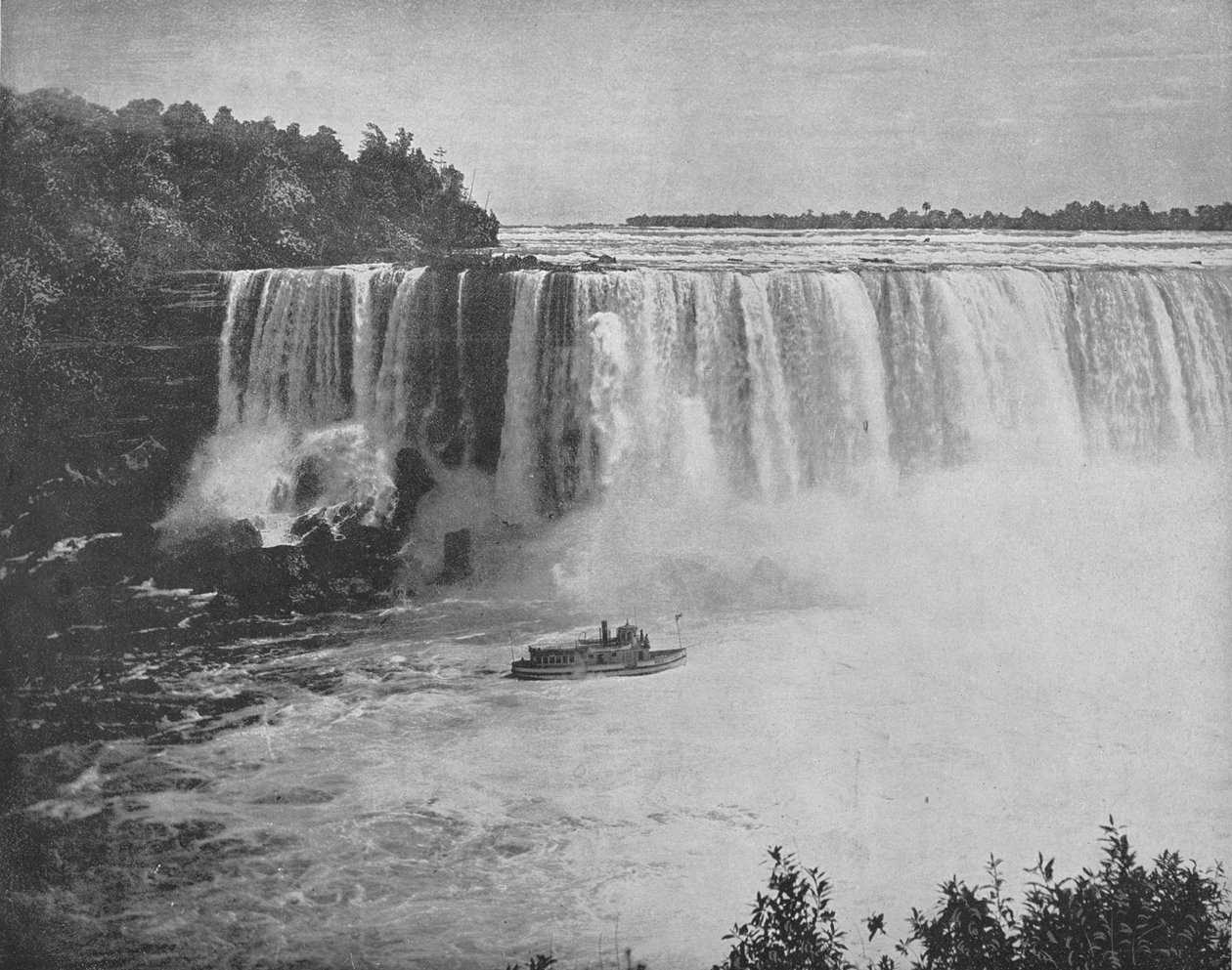 Niagara-vízesés, 1897. alkotó: Unbekannt