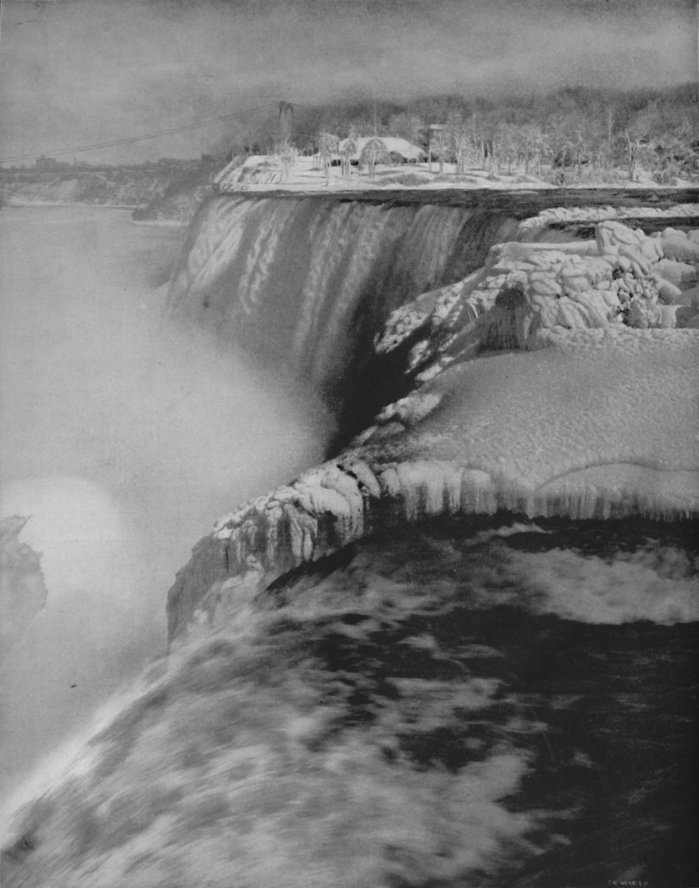 Niagara in Winter, 19. század alkotó: Unbekannt