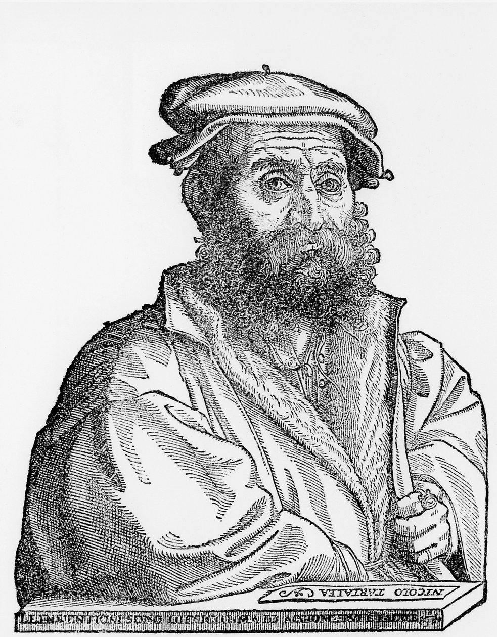 Niccolo Tartaglia olasz matematikus és mechanikus, 1550-es évek alkotó: Unbekannt