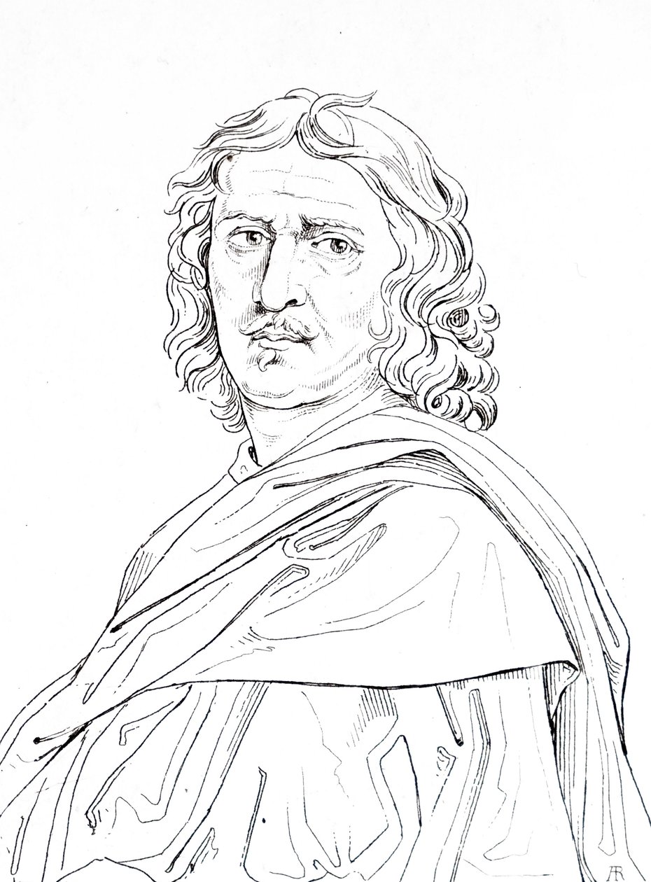 Nicholas Poussin. alkotó: Unbekannt