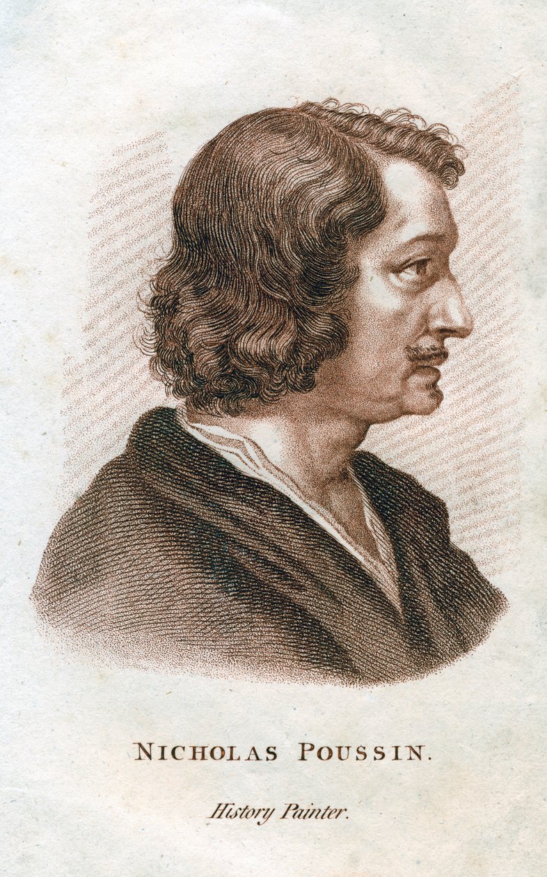 Nicolas Poussin francia klasszikus festő, XIX alkotó: Unbekannt