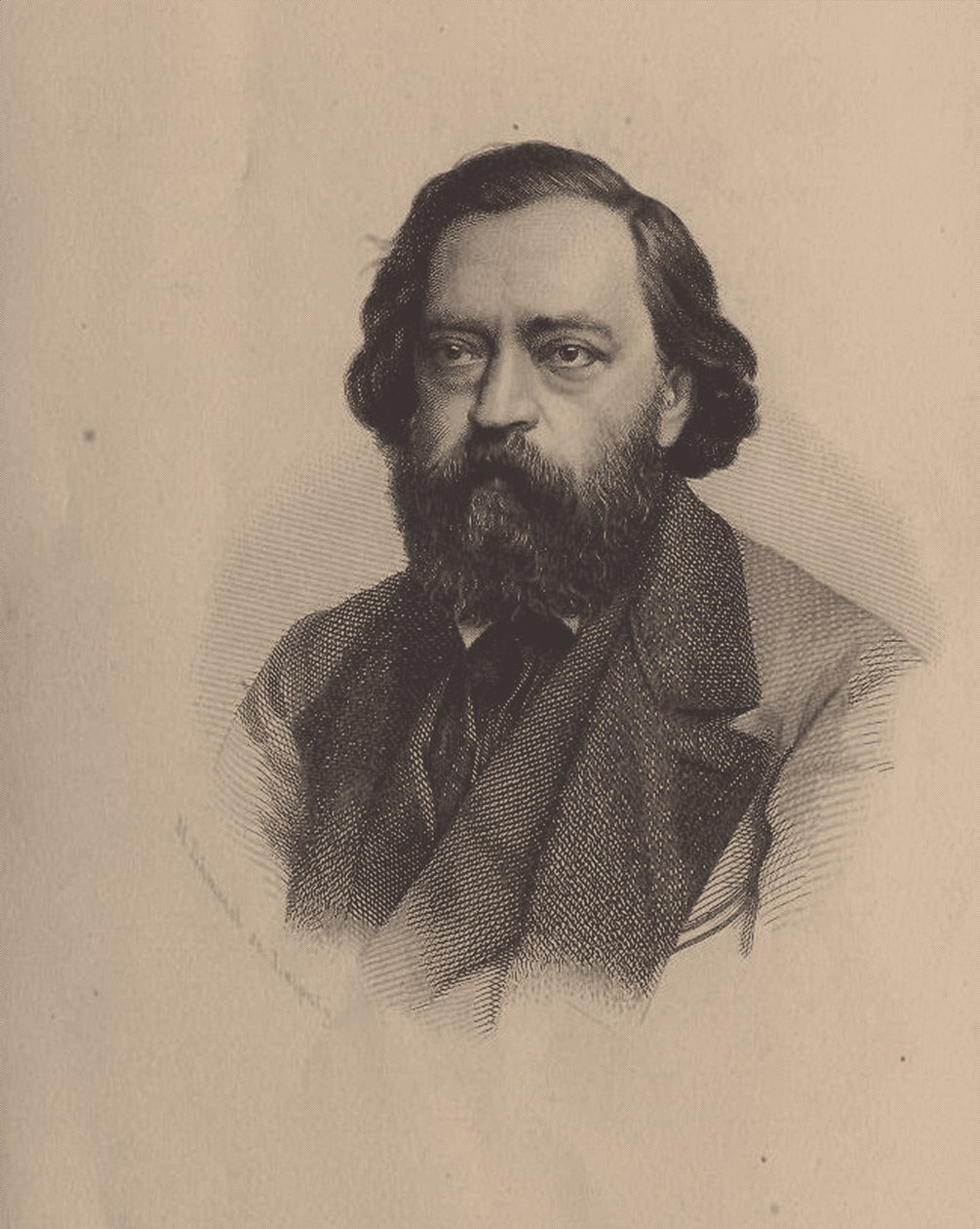Nyikolaj Platonovics Ogarev 1813-1877 alkotó: Unbekannt