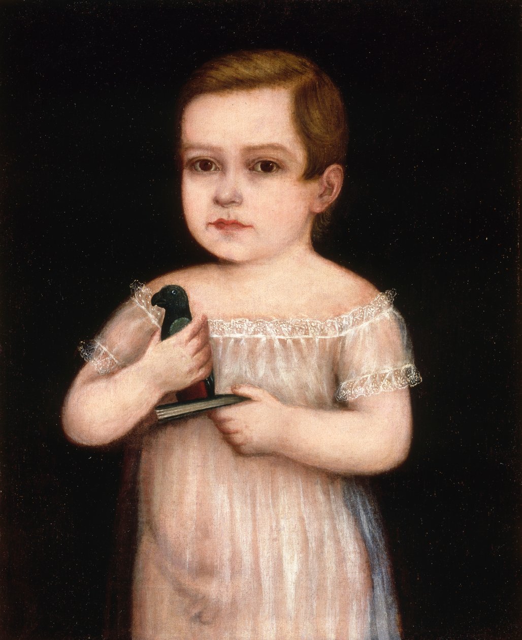 Fiú Toy Papagájjal, kb. 1830-1850. alkotó: Unbekannt