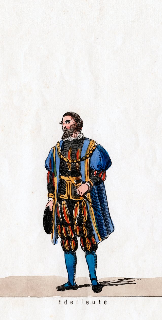 Nemes, Shakespeare VIII. Henrik drámájának jelmezterve, XIX alkotó: Unbekannt