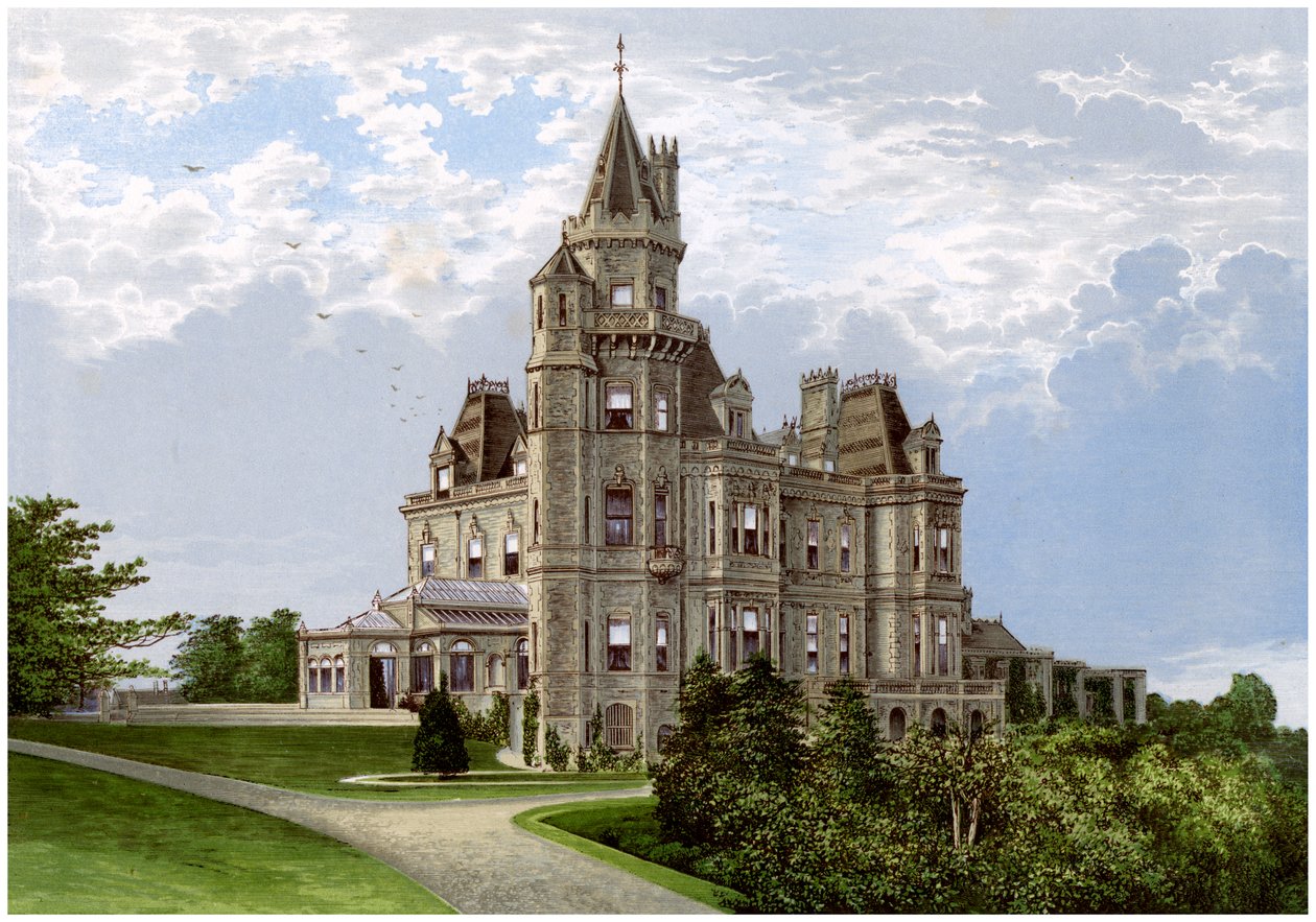 Normanhurst, Sussex, a Brassey család otthona, 1880 alkotó: Unbekannt