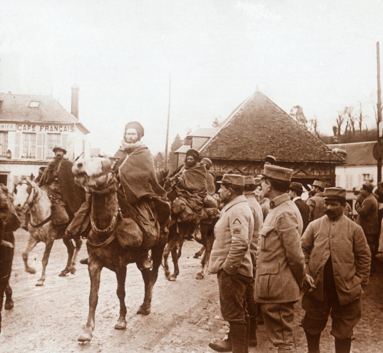 Észak-afrikai katonák, c1914-c1918 alkotó: Unbekannt