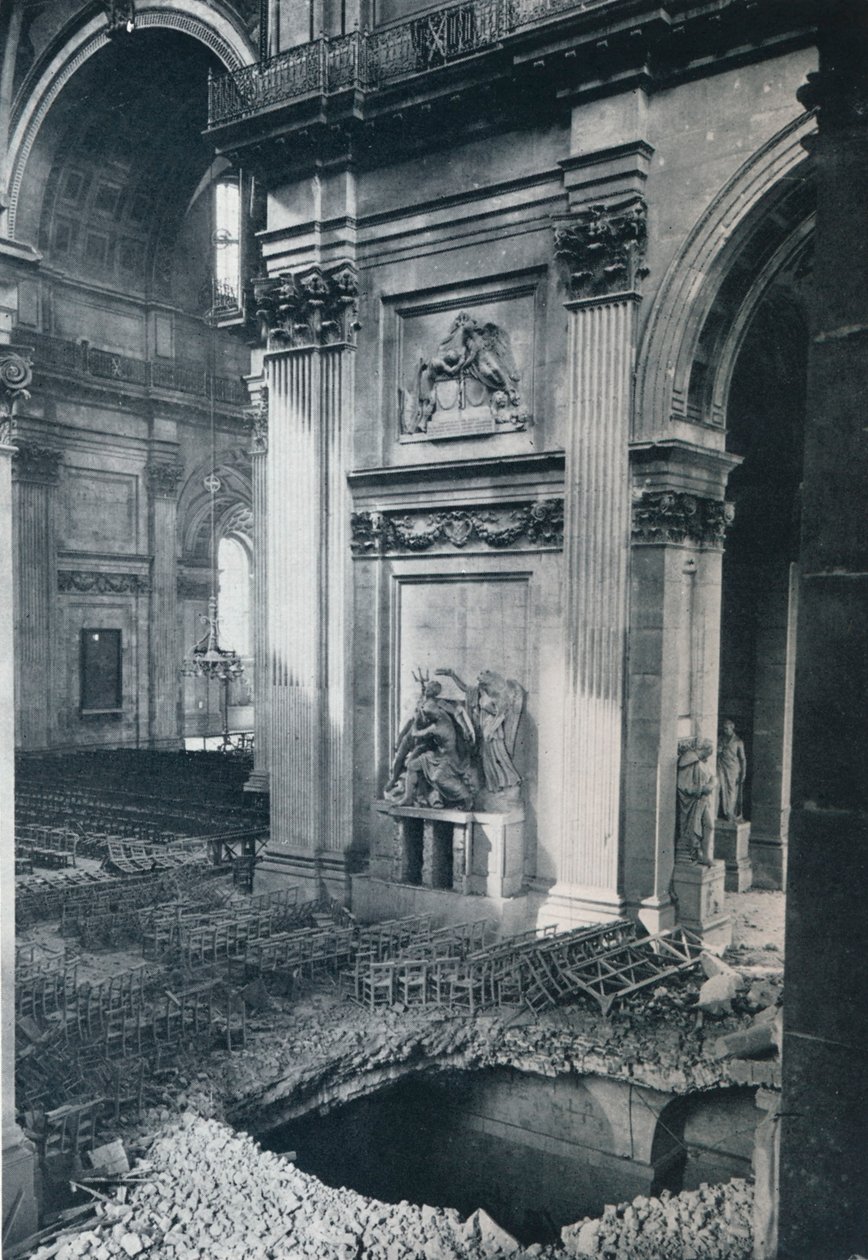 A St. Pauls Cathedral északi kereszthajója bombázás után, 1941 alkotó: Unbekannt