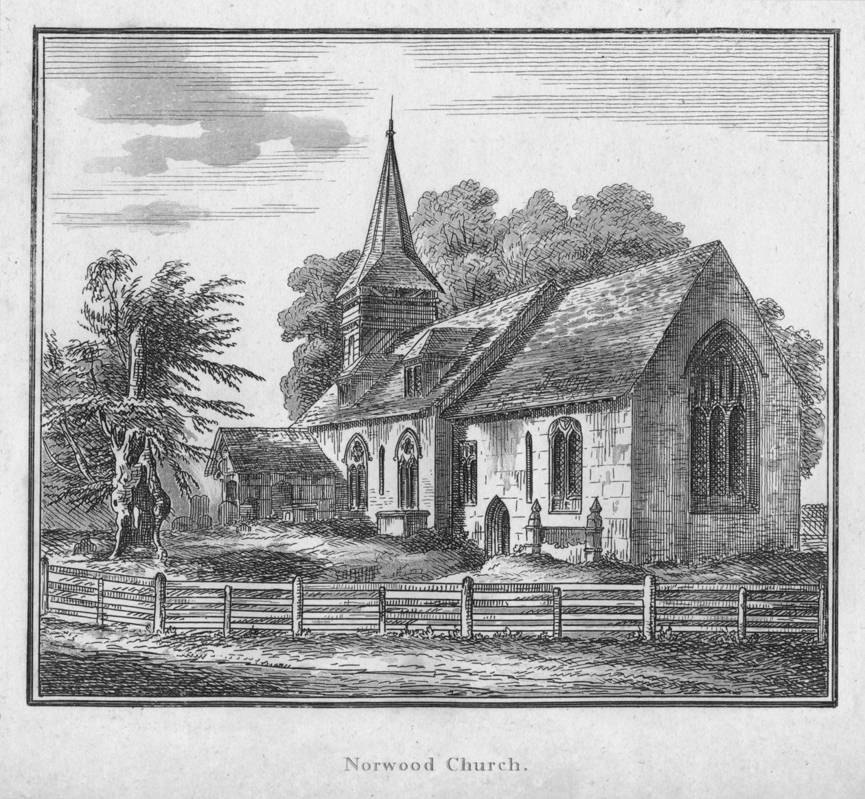 Norwood templom, 1792 alkotó: Unbekannt